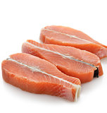 Raw Salmon Fillets