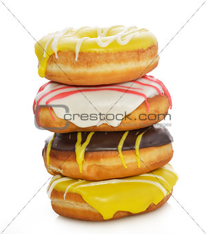 Collection Of  Colorful Donuts