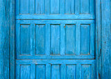 Blue wood wall