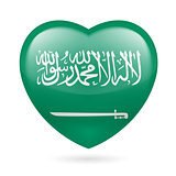 Heart icon of Saudi Arabia