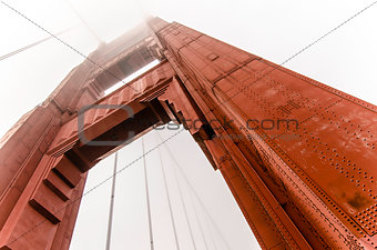 Big red bridge: The Golden Gate