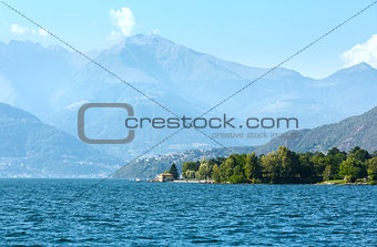 Lake Como (Italy) summer coast.