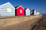 Beach Huts at Southwold, Suffolk, England