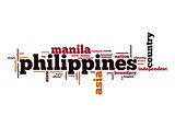 Philippines word cloud