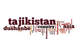 Tajikistan word cloud