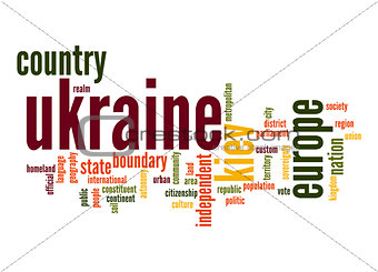 Ukraine word cloud