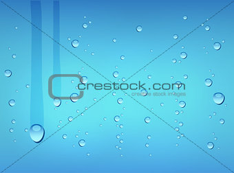 Water drop background