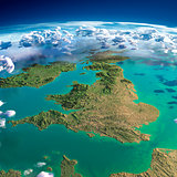 Fragments of the planet Earth. United Kingdom and Ireland