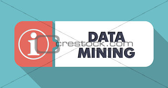 Data Mining on Blue in Flat Design.