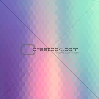 Pastels Color Flow Hexagonal Background.