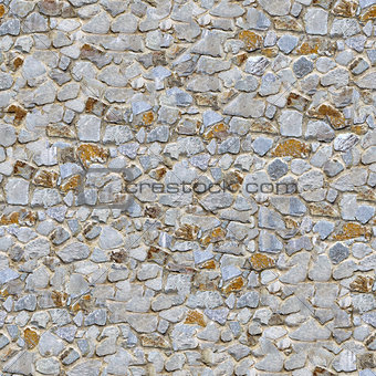 Stone Wall. Seamless Tileable Texture.