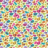 Colorful Cheetah Seamless Background