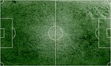 Green grass soccer field background