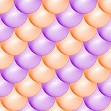 Design seamless colorful volumetric sphere pattern