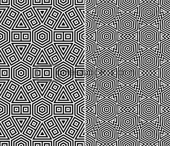 Set of Two Seamless Patterns