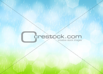 Abstract nature bokeh background