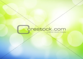 Abstract blurred bokeh background