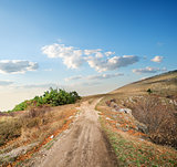 Road to a hill
