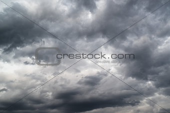 Heavy storm clouds