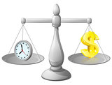 Clock money balance