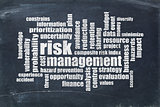 risk management word cloud