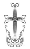 Traditional Armenian Apostolic Church cross clip art