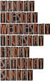 Days of the Week Cutout