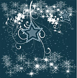 Abstract Christmas background vector 