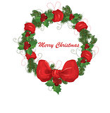 Christmas garland vector image