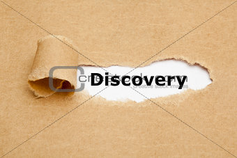 Discovery Torn Paper Concept