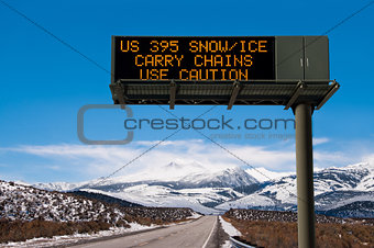 Road Conditions Sign