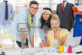 Fashion designers at work