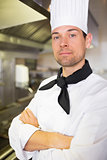 Closeup of a male cook in the kitchen