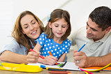Family coloring together