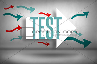 Test against arrows pointing