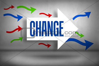 Change against arrows pointing