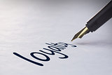 Fountain pen writing Loyalty