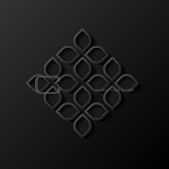 Abstract modern geometric background. Vector illustration.