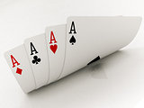 four aces cards