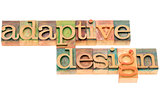 adaptive design in wood type