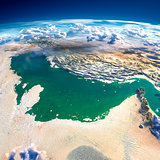 Fragments of the planet Earth. Persian Gulf