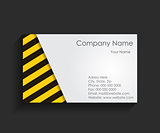 Template for Business Card Vector Illustration