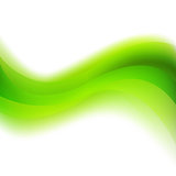 Green Background With Abstract Line And Blur