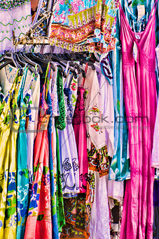 Women's colorful summer dresses