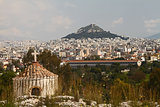 Lycabettous Hill And Ancient Market, Athens