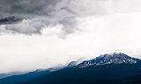 Storm Clouds over Mountains