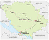 Map of Poltava Oblast