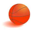 Ball for playing basketball