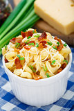 Mac and cheese with bacon