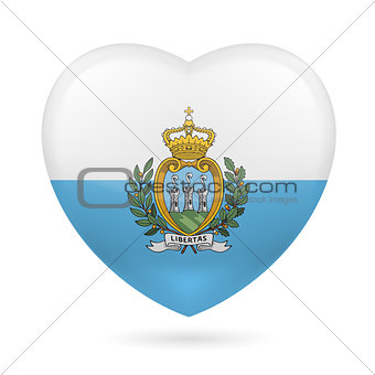 Heart icon of San Marino